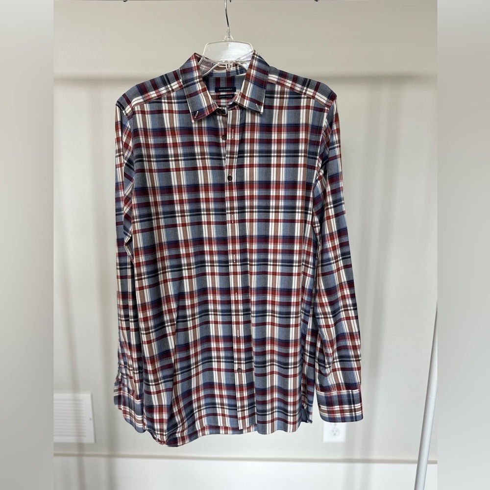 Suitsupply Men’s Button-down- plaid